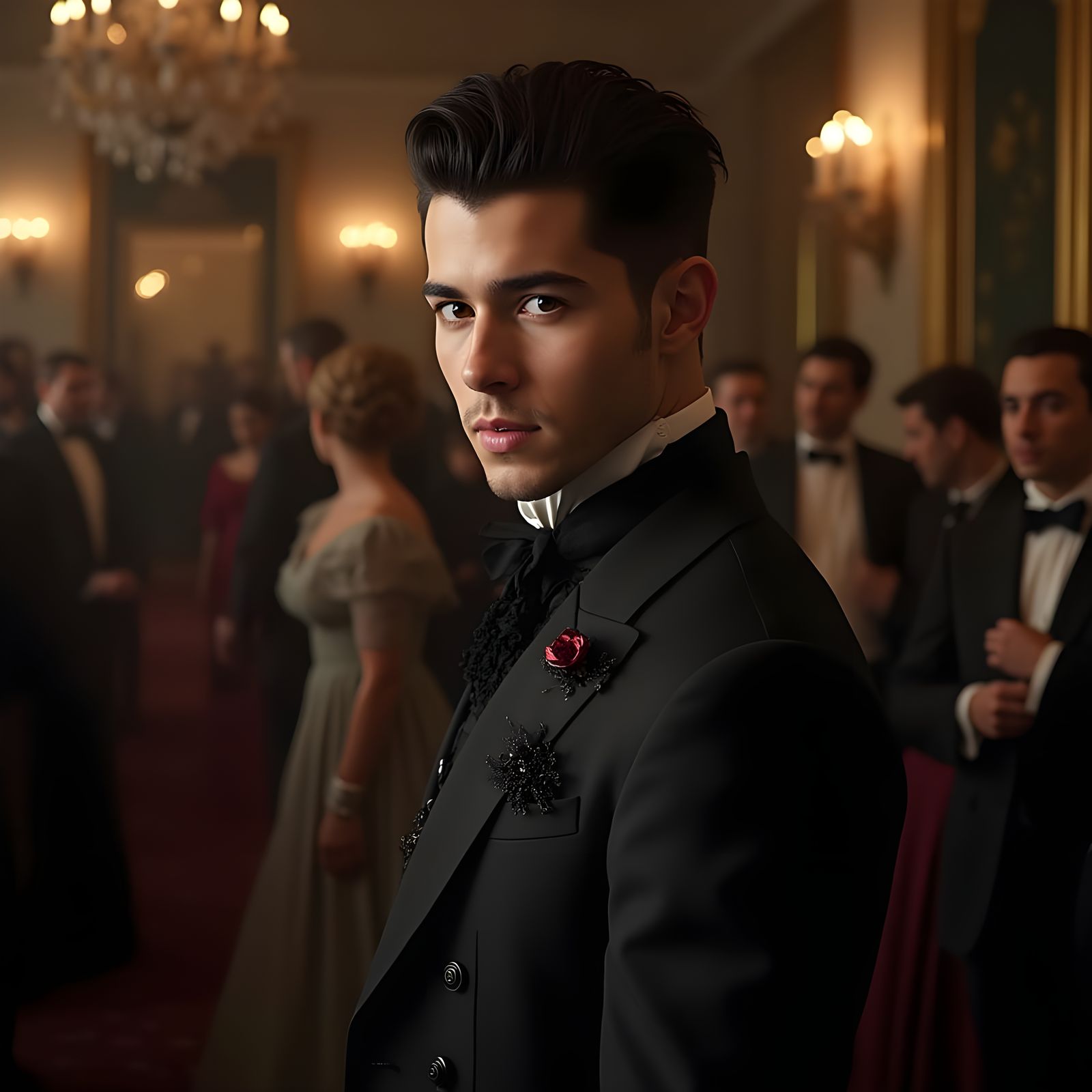 Nick Jonas as Aristocratic Vampire in Victorian England