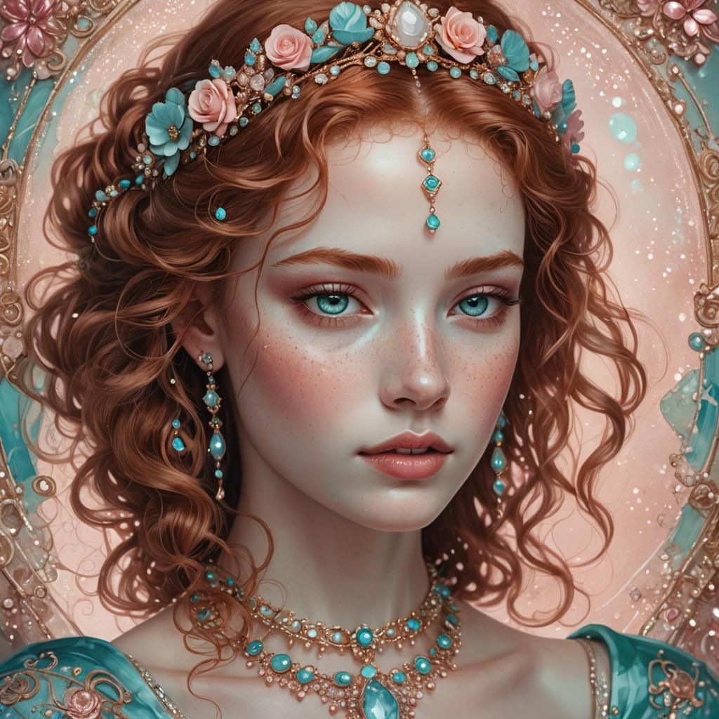 Breathtaking Princess Portrait in Digital Art