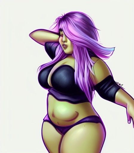 Goblin Goddess in Radiant Impressionist Colors