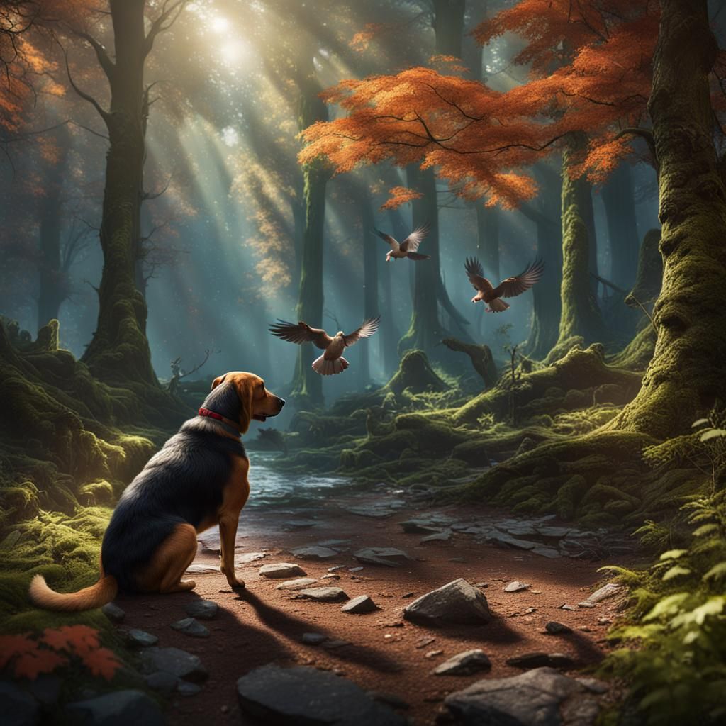 Fantastical Canine Discovers Hidden Aerial Wonders in the Wo...