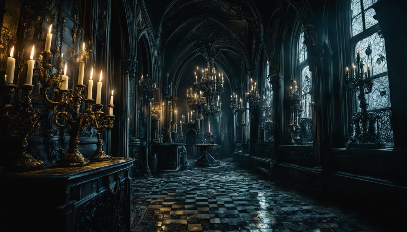 Surreal Victorian Mansion Melts in Gothic Comic Art