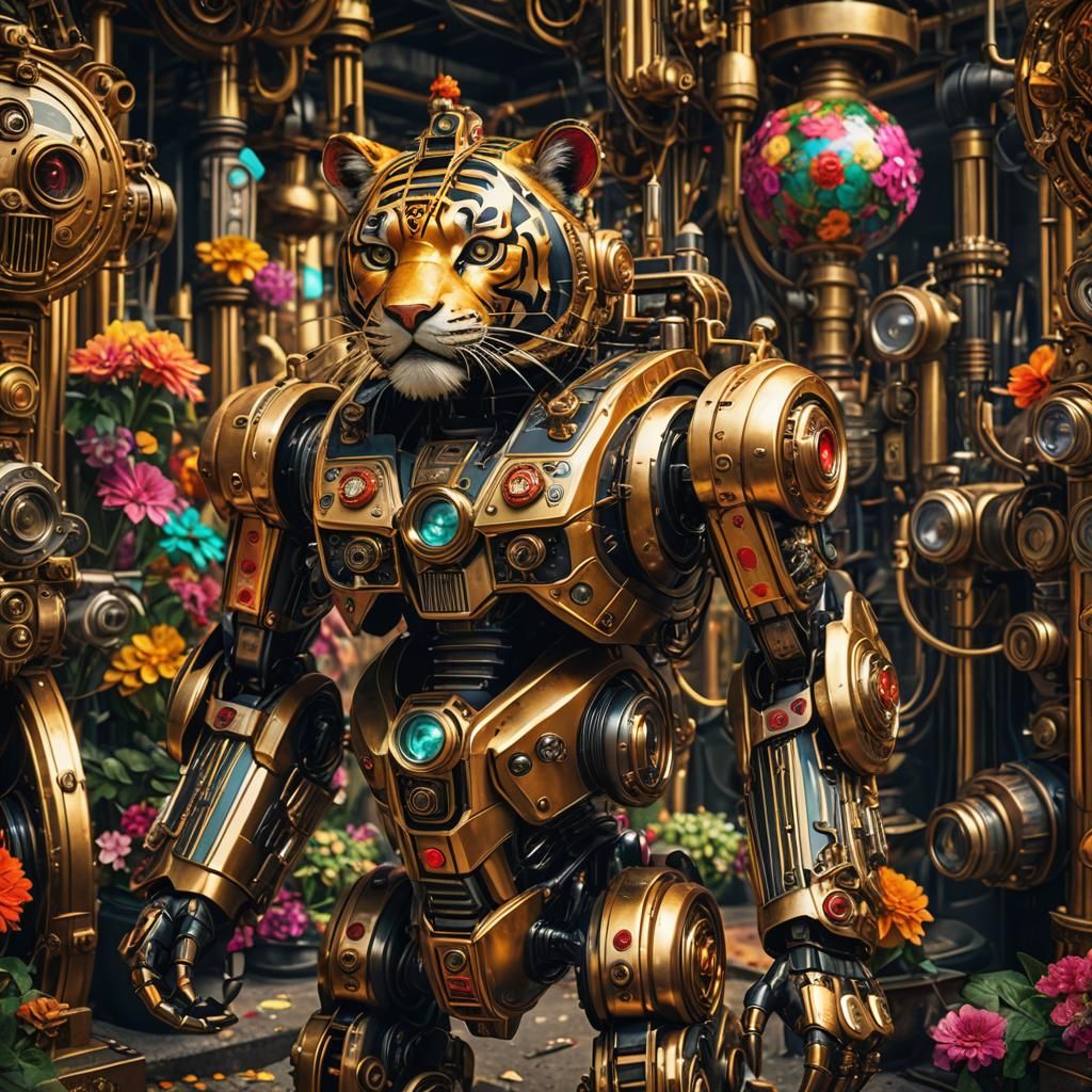 Vibrant, Detailed Hypermaximalist Fiesta Scene in Unreal Eng...