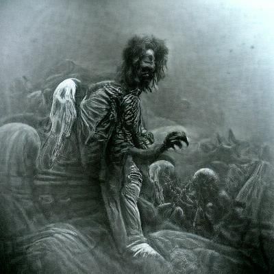 Haunted Midnight Landscape