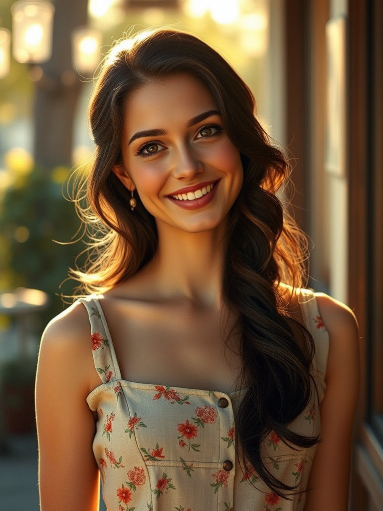 Romanticized Movie Star with a Hint of Nostalgia