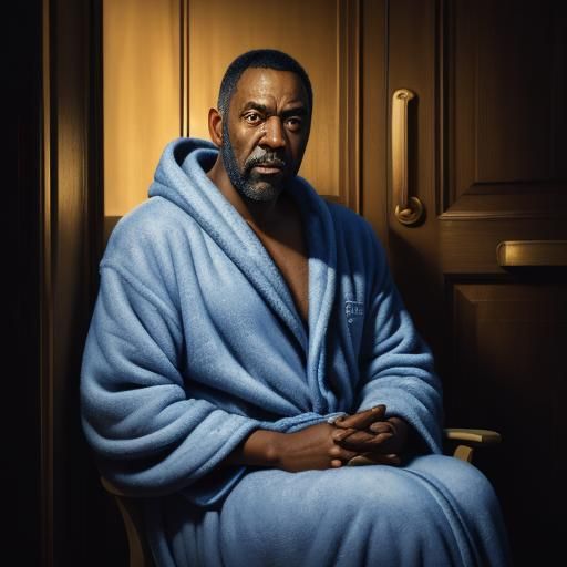 Dramatic Front Door Portrait of Comedian