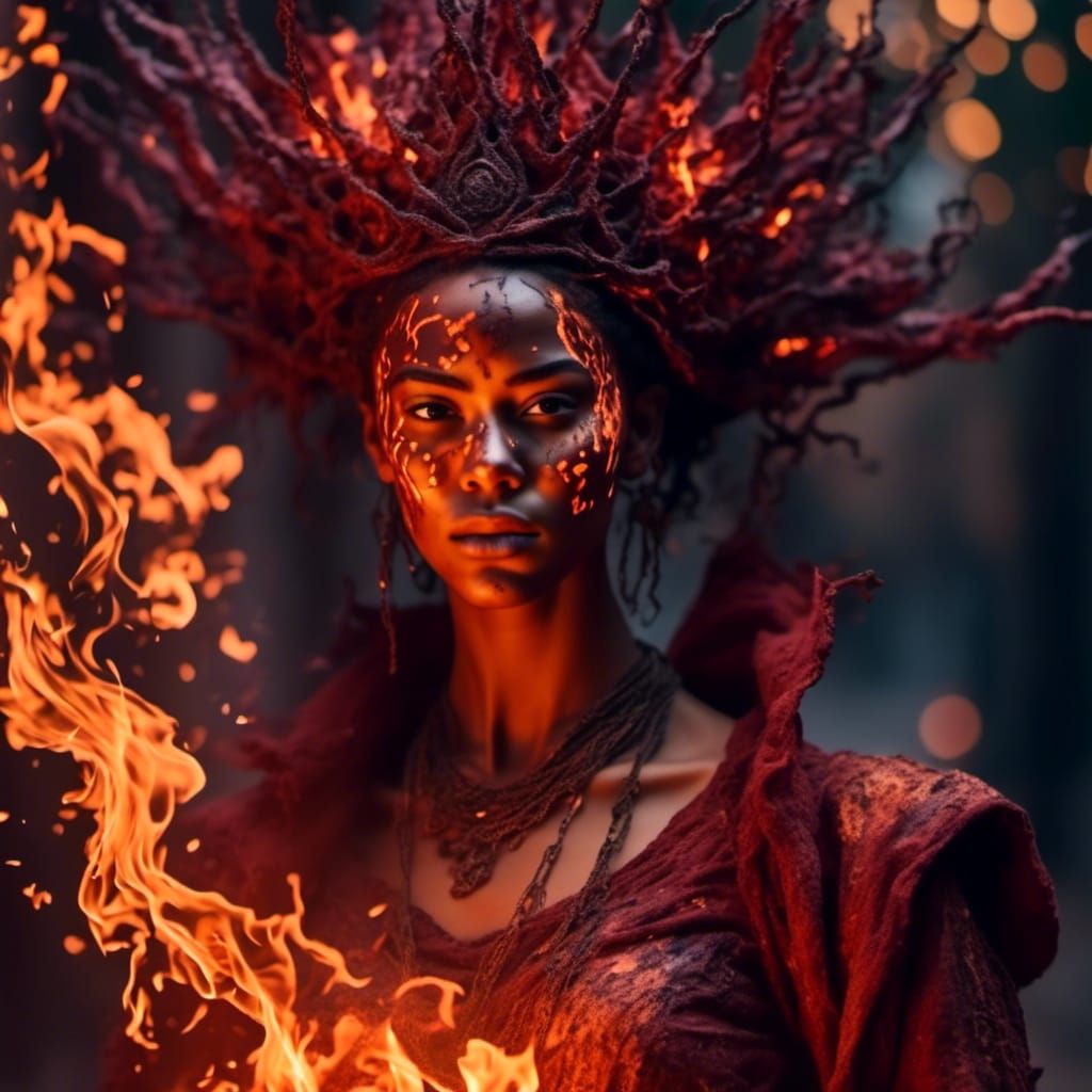 Glowing Inferno Scene