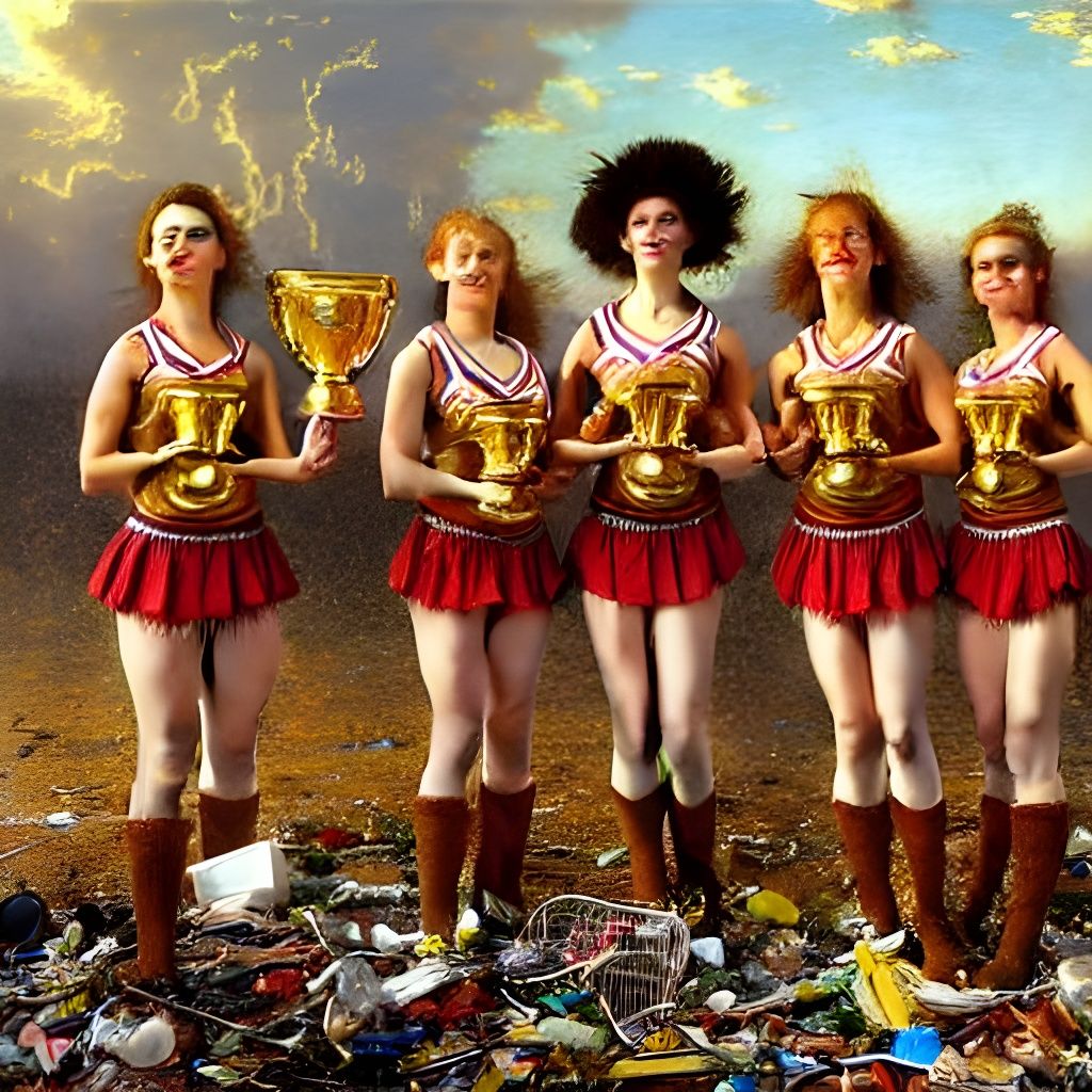 Cheerleaders in a Postapocalyptic Wasteland
