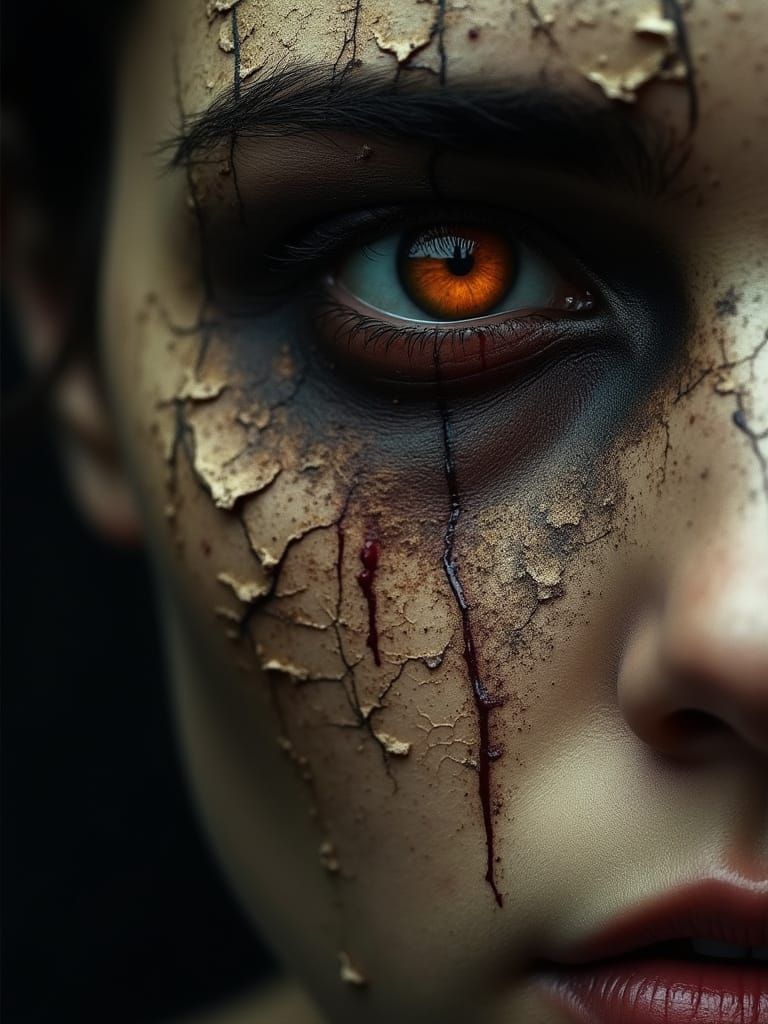 Gothic Horror Movie Poster: The Ghost and the Darkness