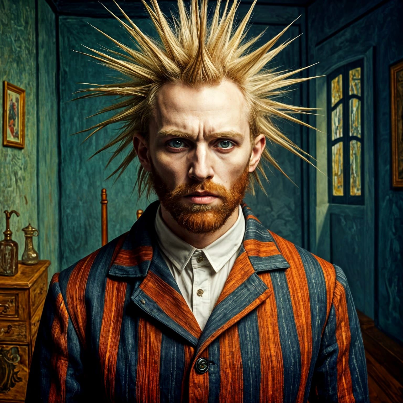 Punk Vincent: A Modern Twist on a Classic Masterpiece