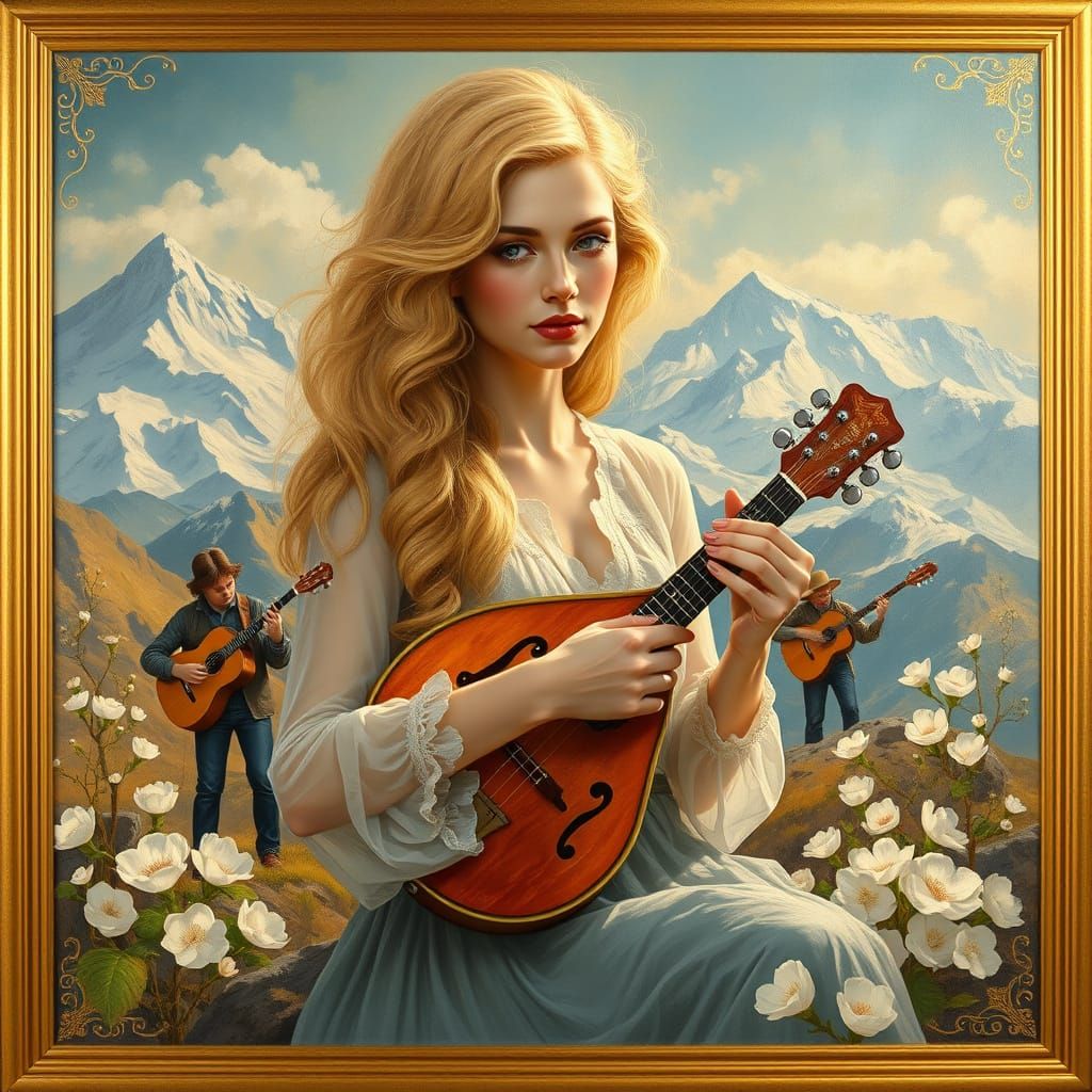 Golden Goddess of Arctic Bluegrass