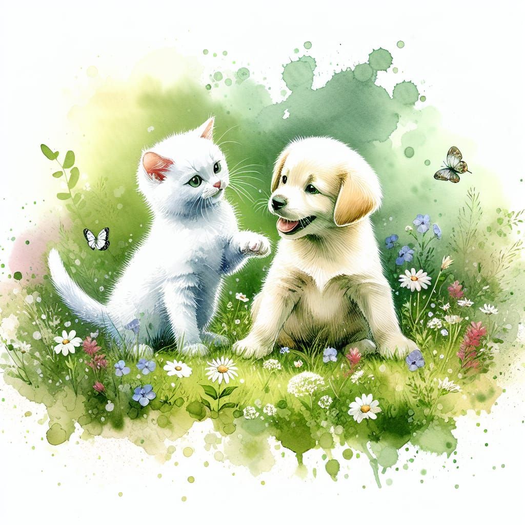 Whimsical Play Amongst Wildflowers