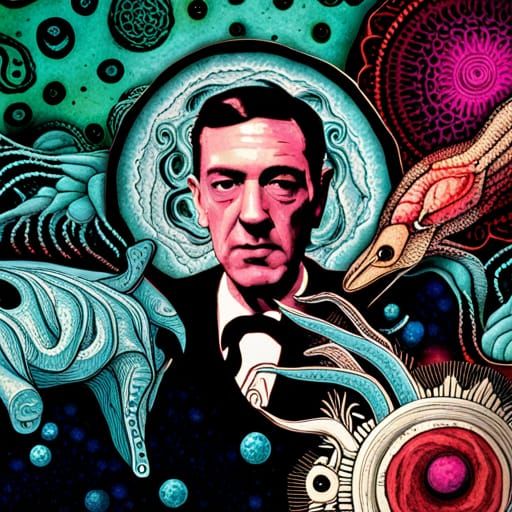 H.P. Lovecraft Collage