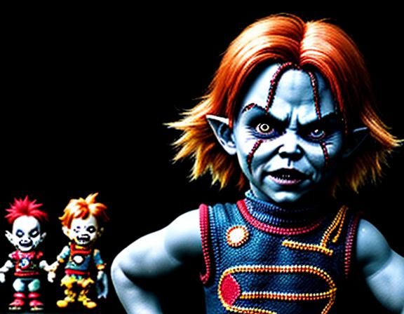 Deformed Fantasy Dolls in Creepy Cyberpunk Style