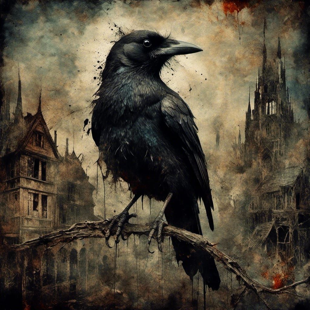 Mysterious Crow Fledgling in a Secret World