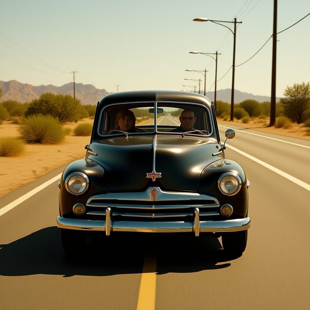 1947 Ford Super Deluxe High-Speed Desert Pursuit