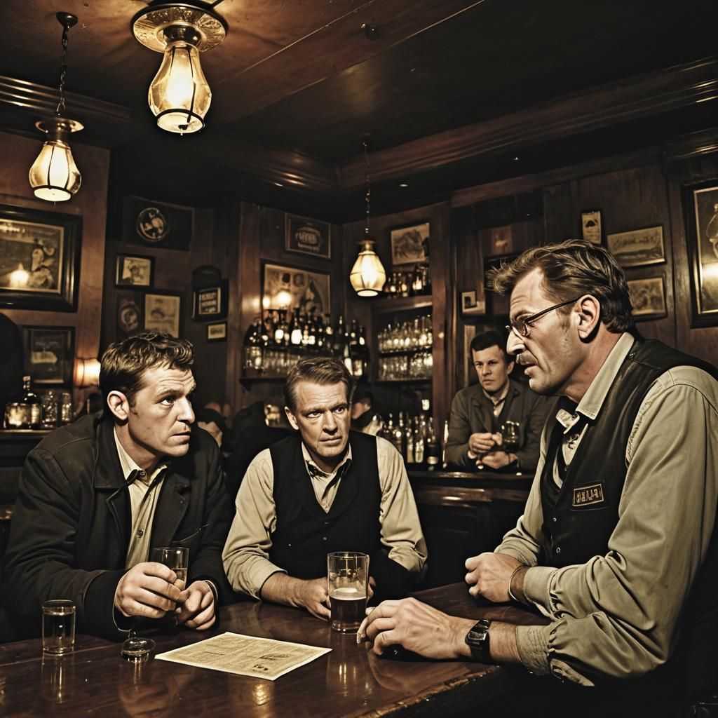 Gritty Hell's Kitchen Pub in Traditional Ireland Style