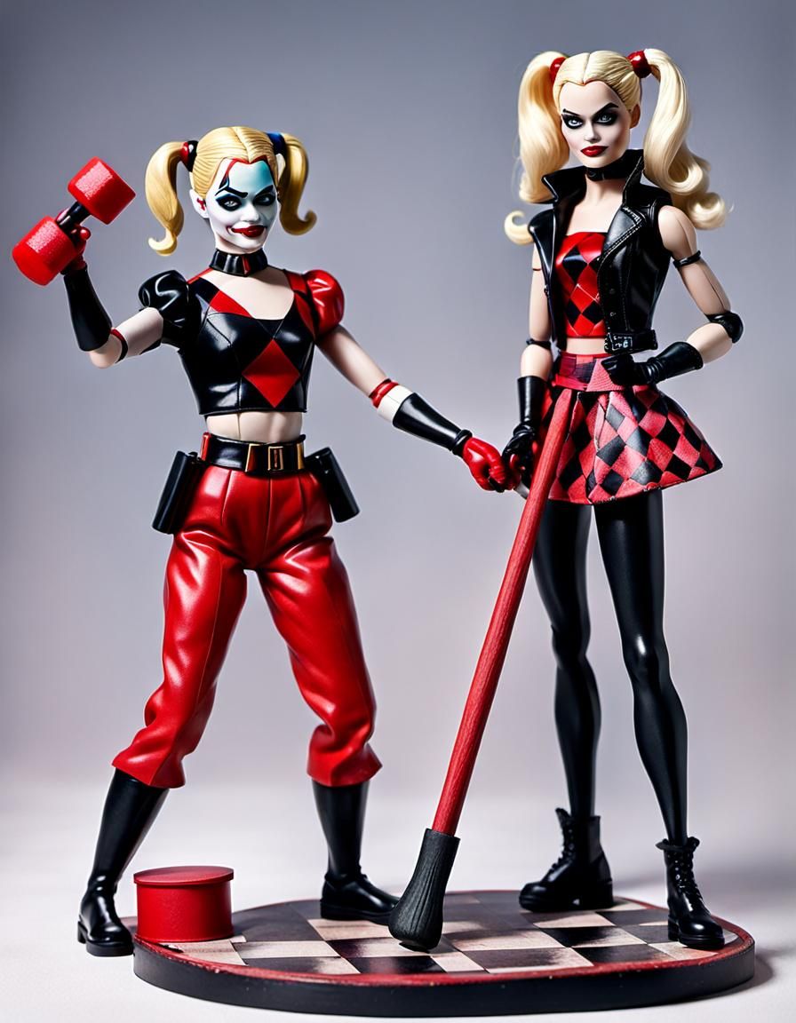 Harley and Barbie hanging out