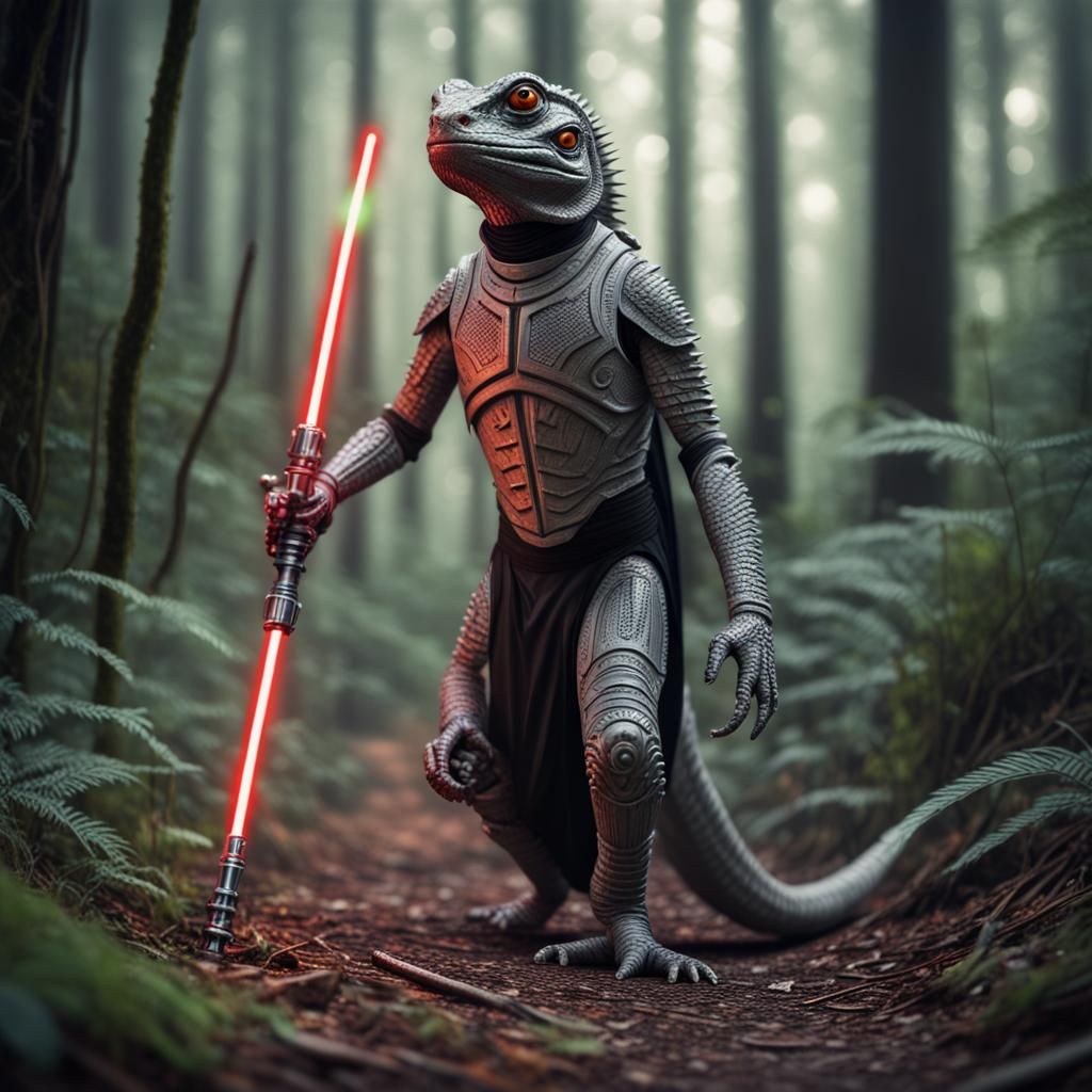 Mutant Lizard Sith lord