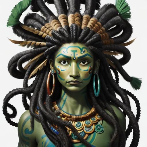 Central American Goddess in Ancient Splendor