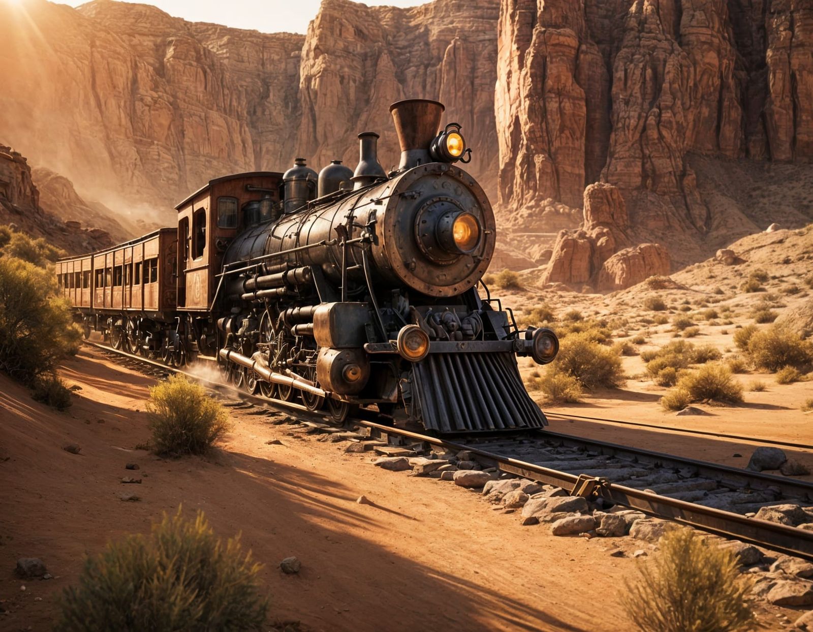Wild West Steam Train Showdown