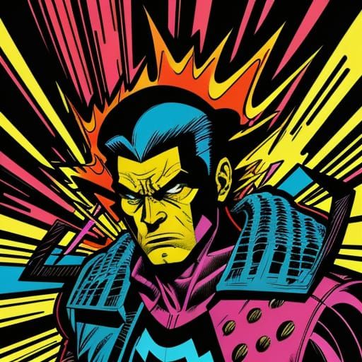 Dr. Disruption Unleashes Chaos: Comic Book Art