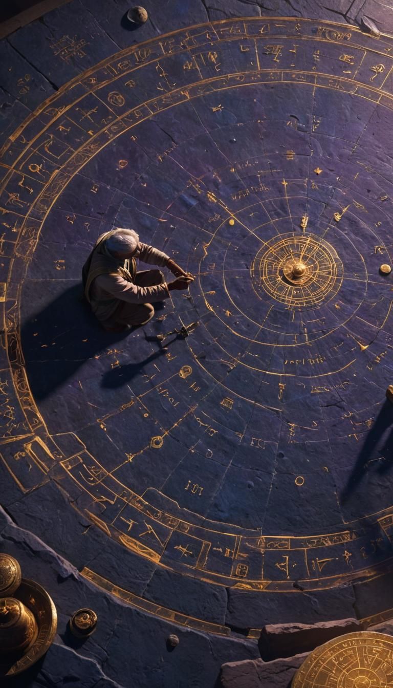Anunnaki Scholar Deciphers Ancient Celestial Map in Starry N...