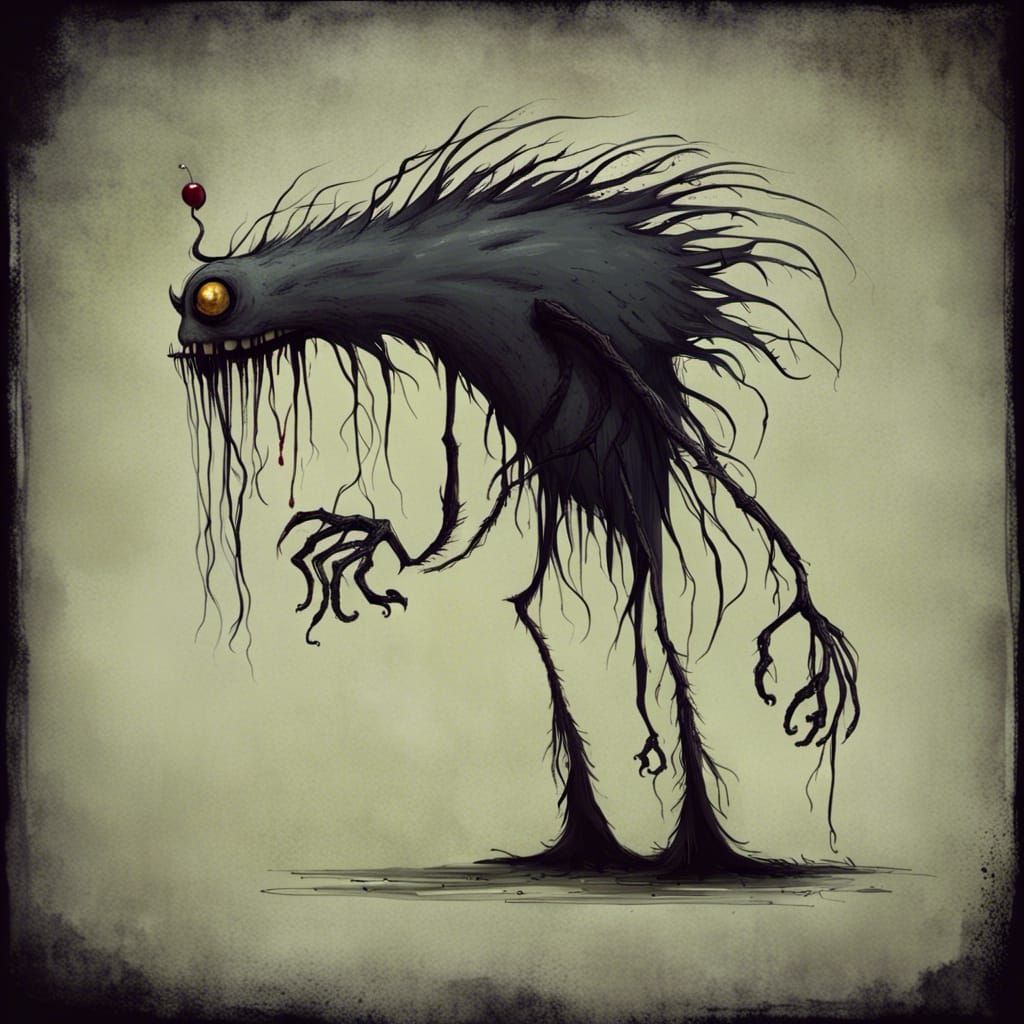 Ethereal Nightmare in Dark Fantasy Style