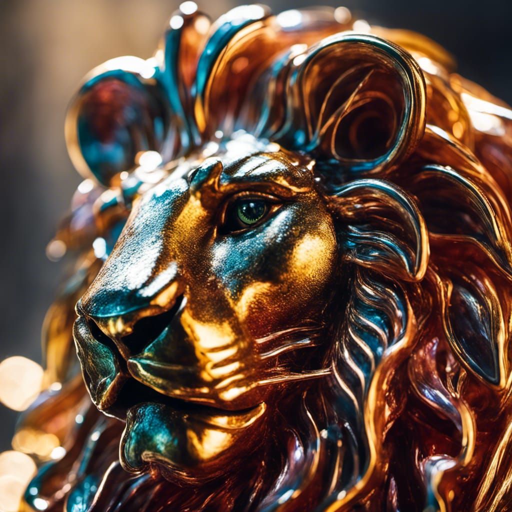 Glass Lion 10