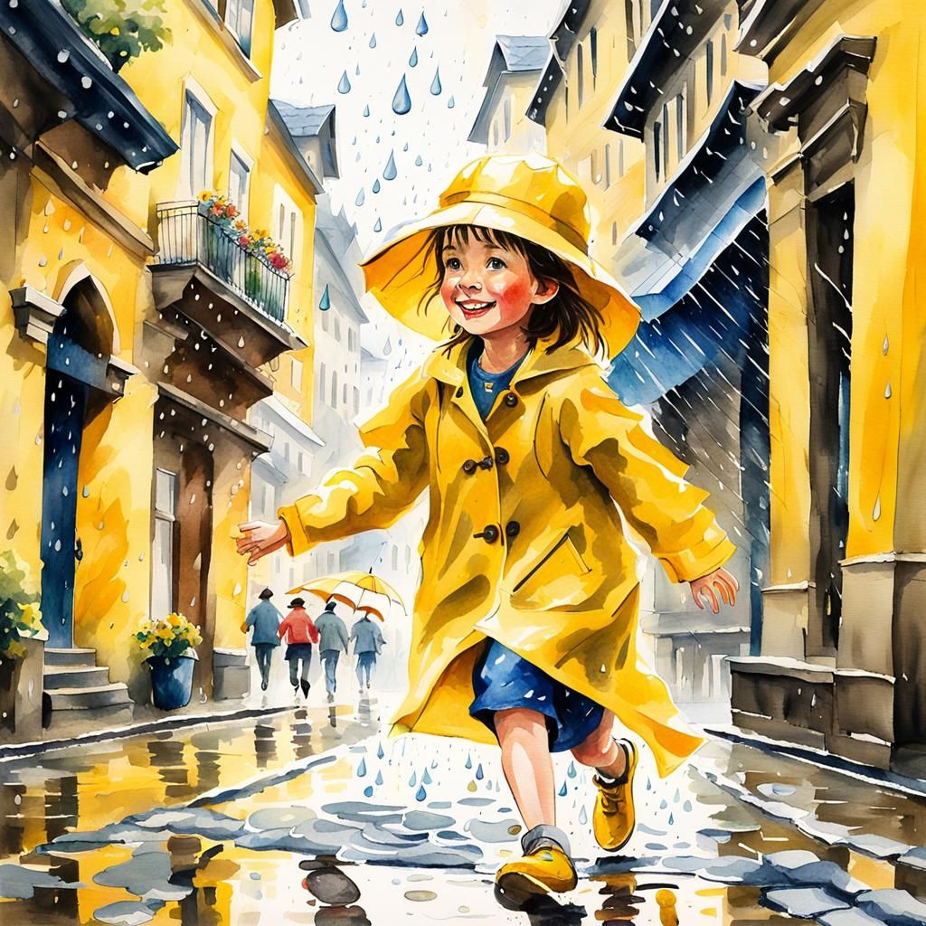 Whimsical Rainy Day Joy
