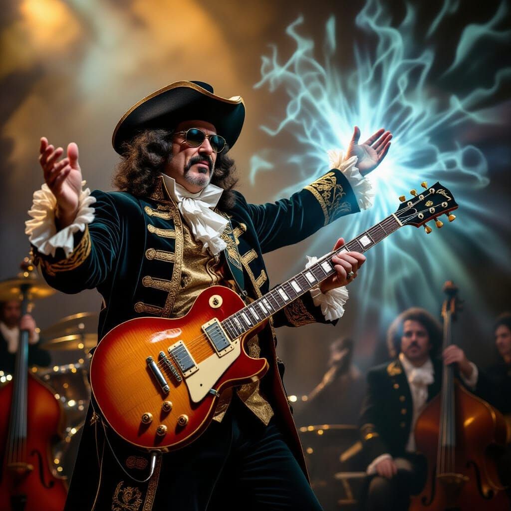 Conte Cagliostro and Frank Zappa in Baroque Style