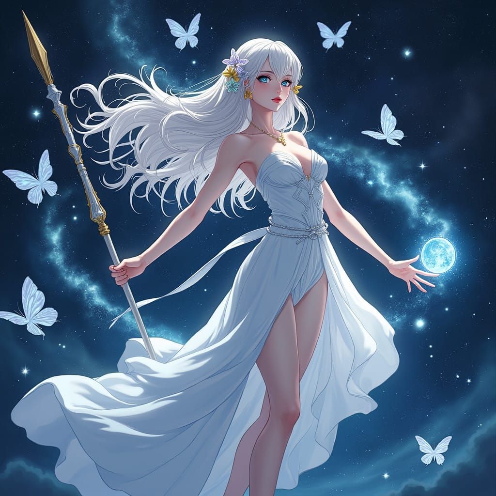 Ethereal Goddess of the Cosmos