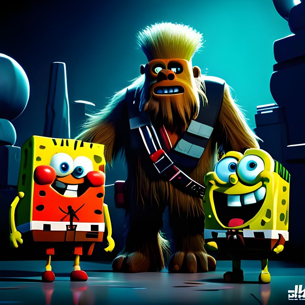 Chewbacca & SpongeBob: Volumetric 8K Hybrid Creature