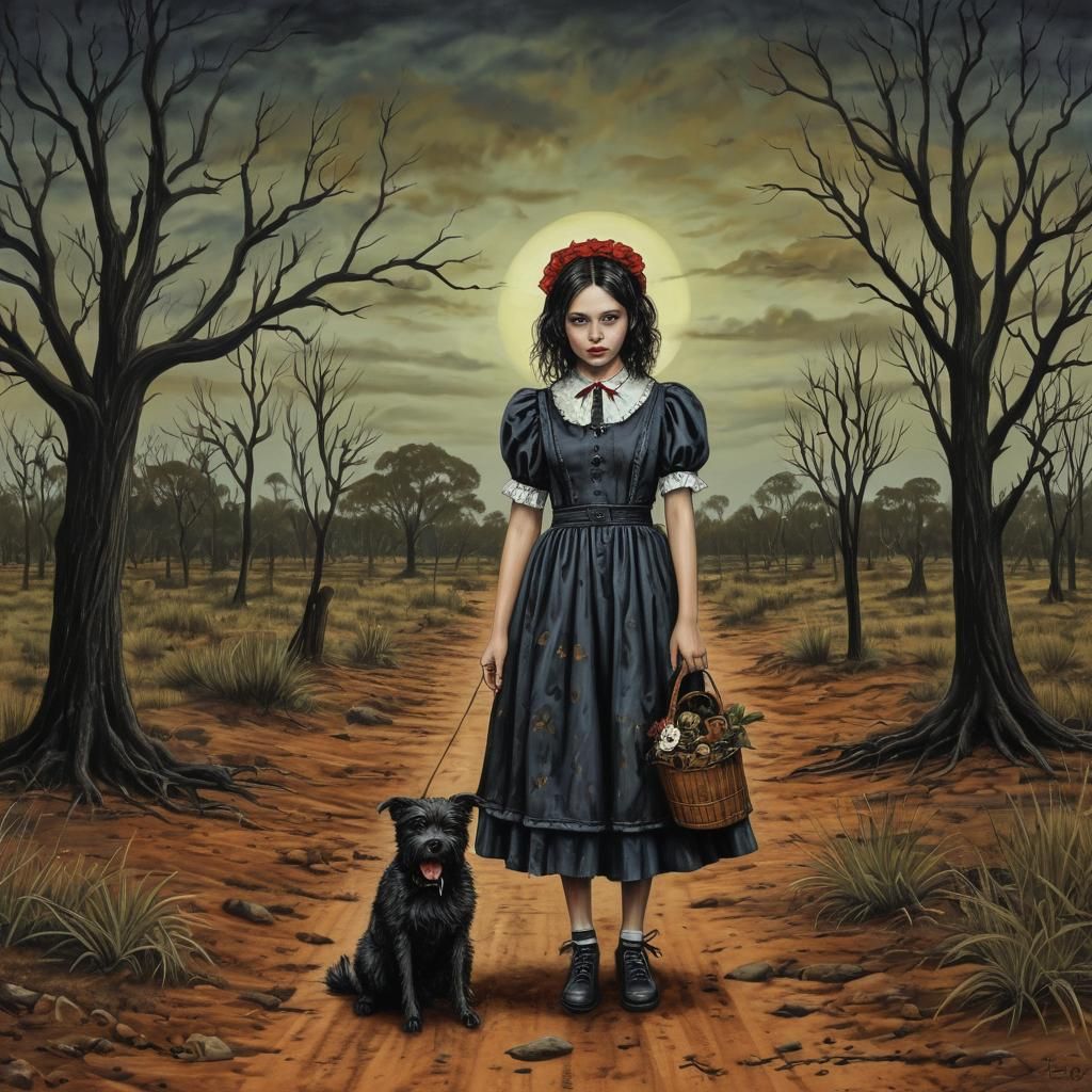 Dorothy and Toyo in a very different Oz