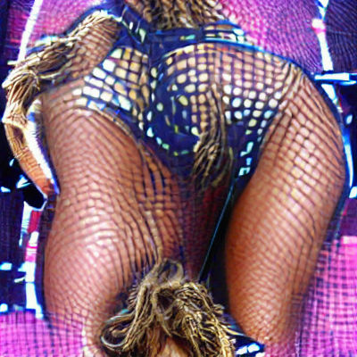 Beyonce in Vibrant Pop Art Style