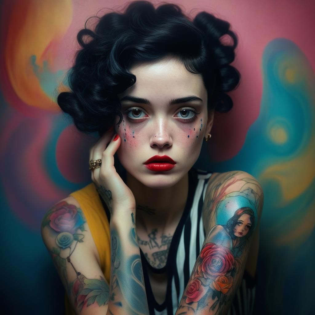 sad Betty Boop