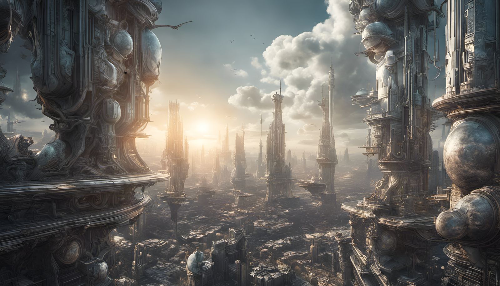 Hyperrealistic Digital Painting of a Bright Future