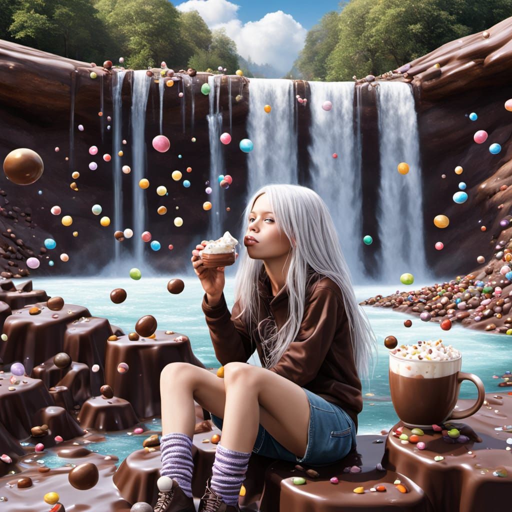 Chocolate Girl by Chocolate Waterfall