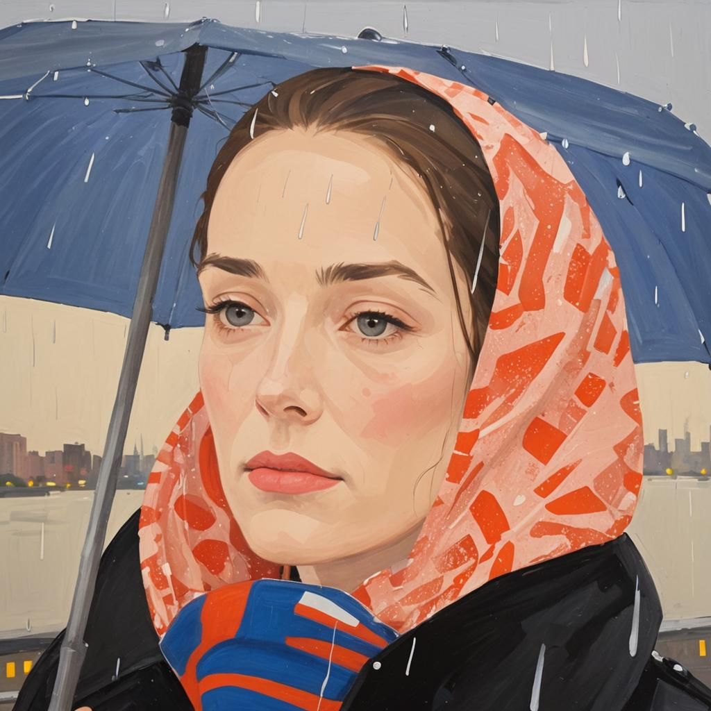 Women in the rain ☔ style Alex Katz