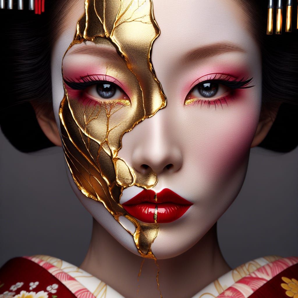 Kintsugi Face