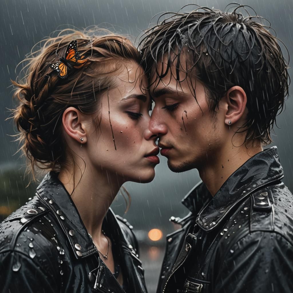 Muted Punk Love in a Rainy Night