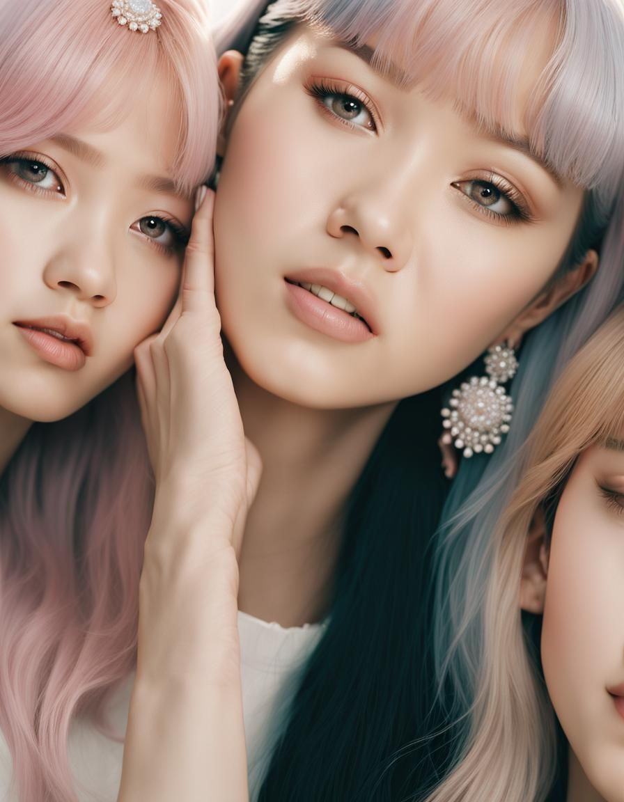K-Pop Idols Shine in Dreamy, Ethereal Portrait