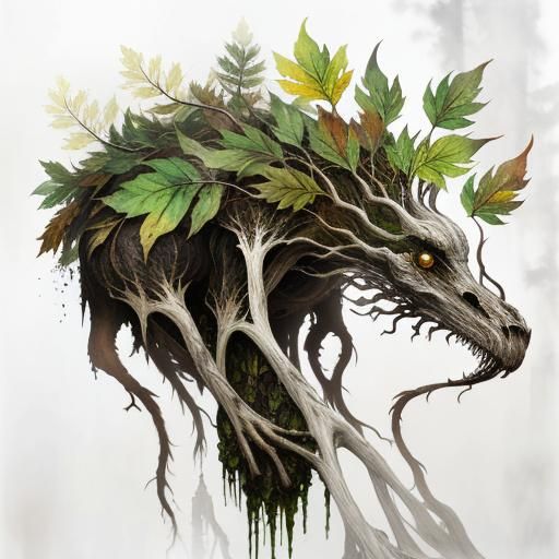 Surreal Creature Emerges from Dystopian Cityscape in Double....