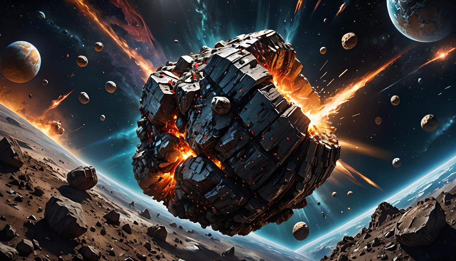 Hyperrealistic Asteroid Advertising: Budweiser and McDonald'...