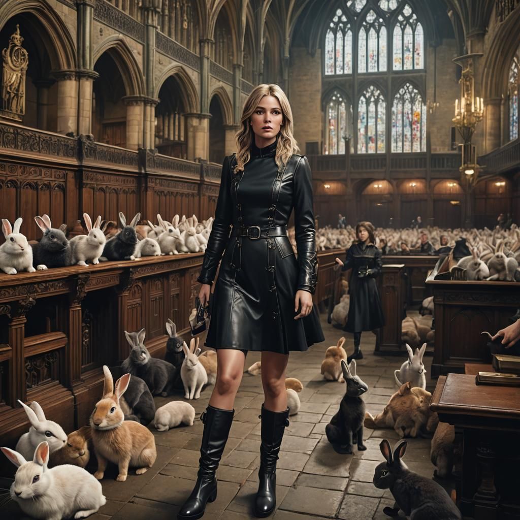 Fantastical Parliament Scene in Detailed Matte Painting