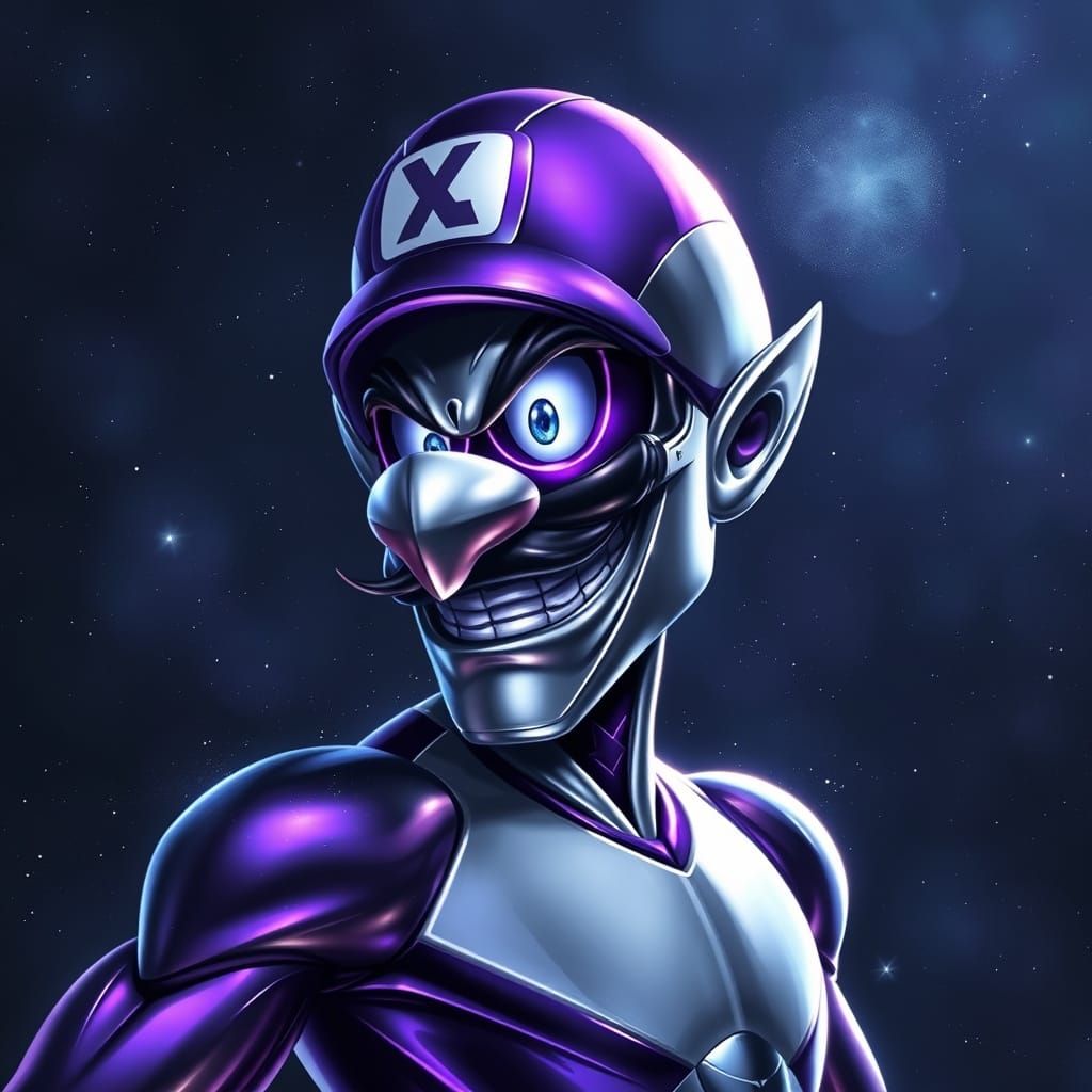 Cosmic Entity: Dark Silver Fusion