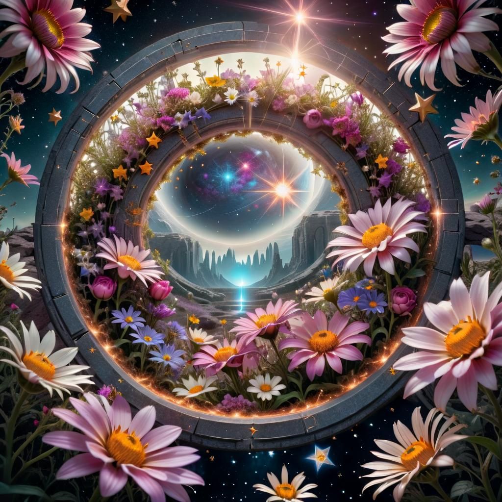 Interdimensional Portal in Hyperrealistic Detail