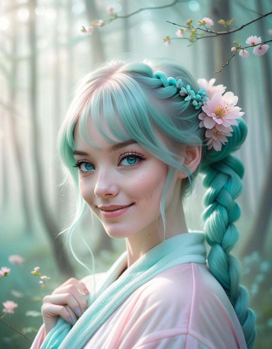 Ethereal Spring Morning Portrait