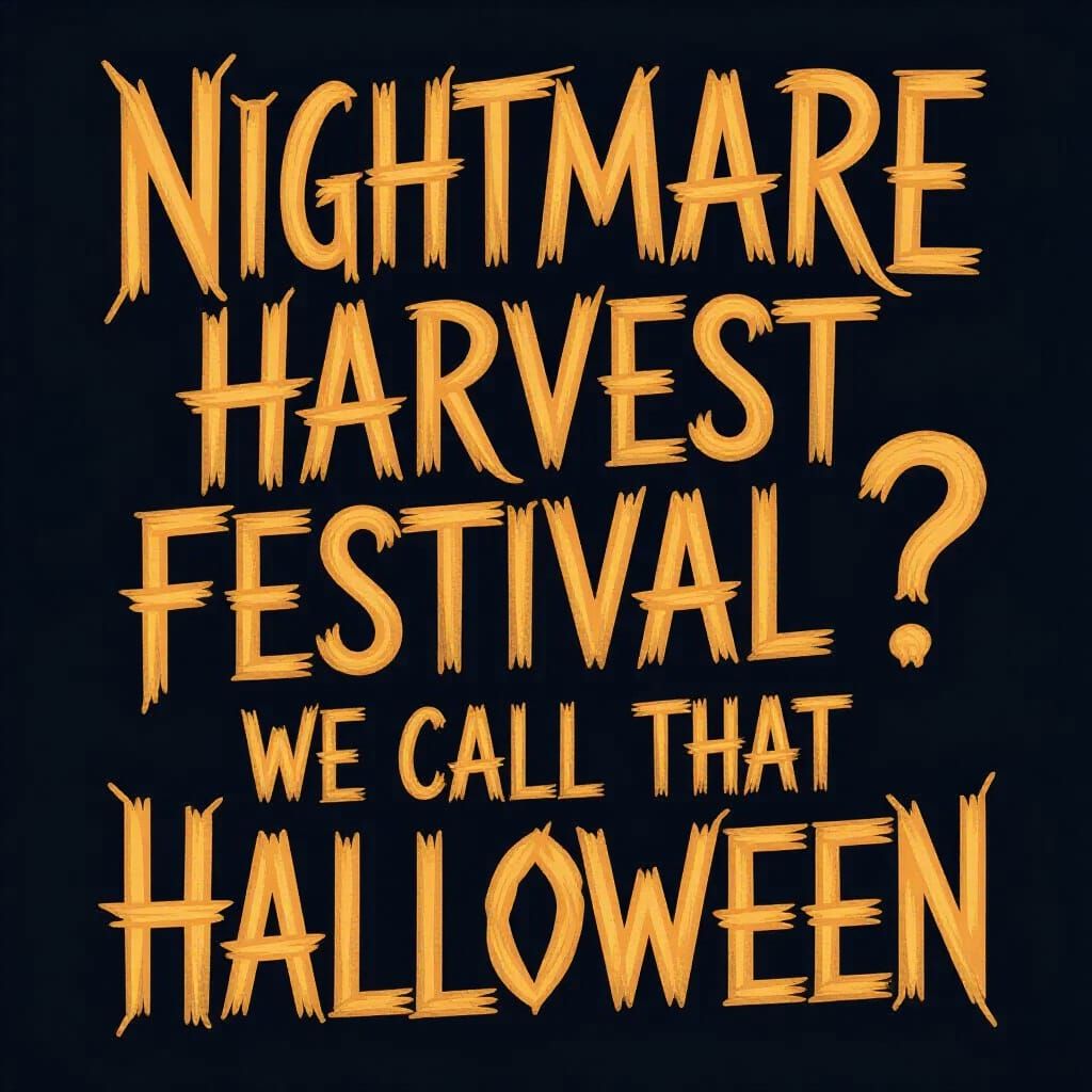 "We call that HALLOWEEN"