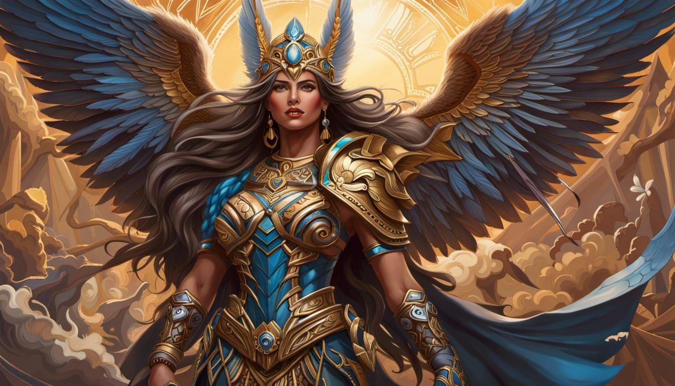 "Ellie" Bautiful Valkyrie Goddess Warrior