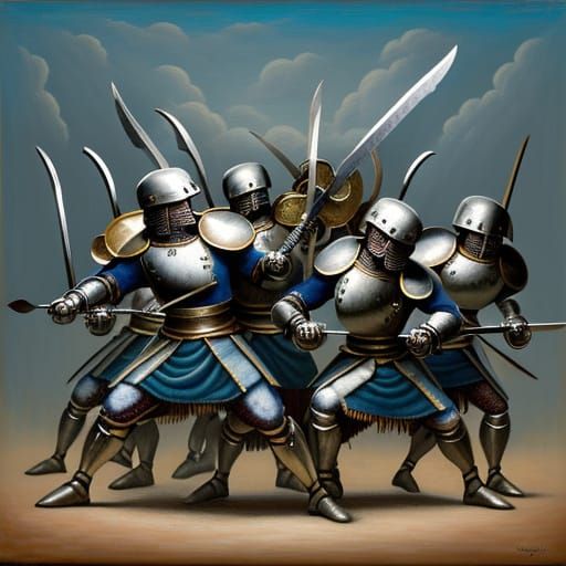 Surreal Kitchen Appliances Engage in Epic Battle